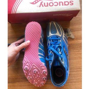 Like New Saucony Crescent Strike 2 Track Cleats